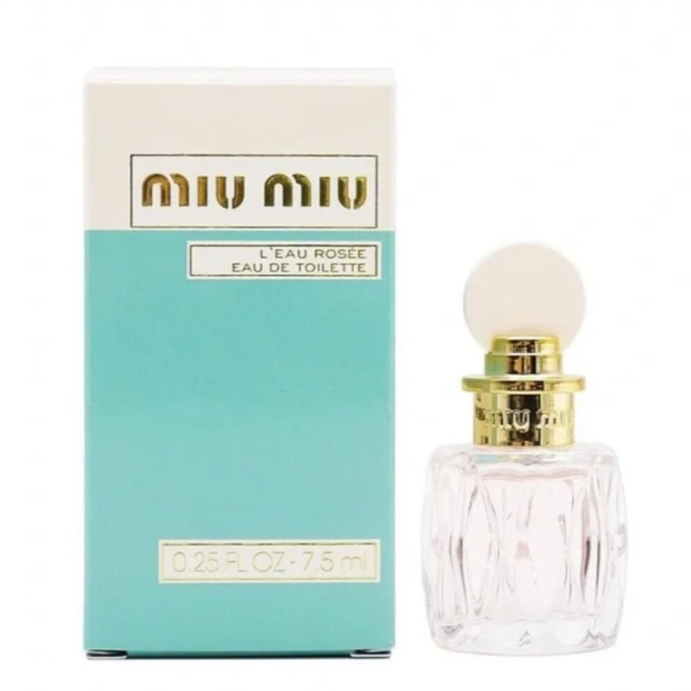 NWT Miu Miu L'eau Rosee Mini Travel Size .25 oz / 7.5ml